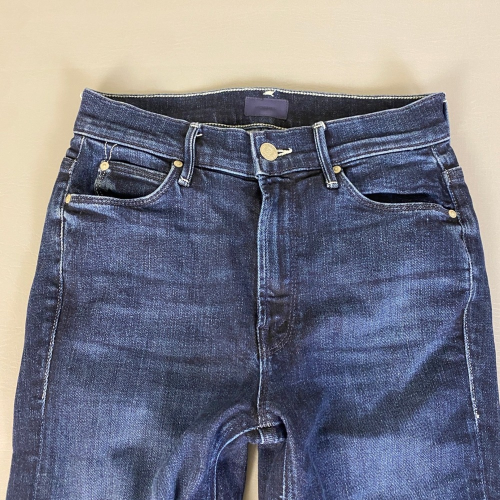 MOTHER Women's Boot Cut Jeans - Dark Blue - Picture 2 of 15